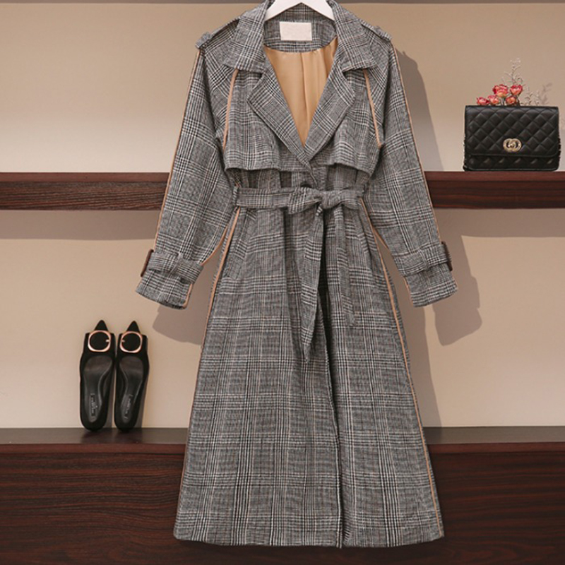 4XL Autumn Style Large sSize Women's Windbreaker Coat British Wind Harbor Wind Waist Temperament Over The Knee Women's Trench, Khaki
4XL Autumn Style Large sSize Women's Windbreaker Coat British Wind Harbor Wind Waist Temperament Over The Knee Women's Trench, Khaki