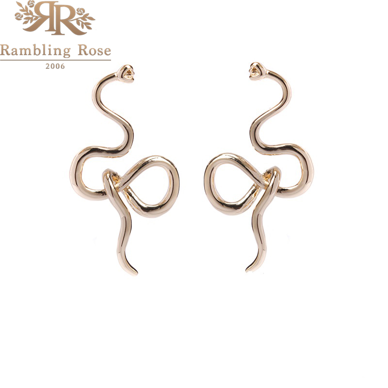 Luxury Jewelry Trend Earrings Statement Snake Gold Earrings 2020 Cute Stud Girls Snake Gifts For Women
