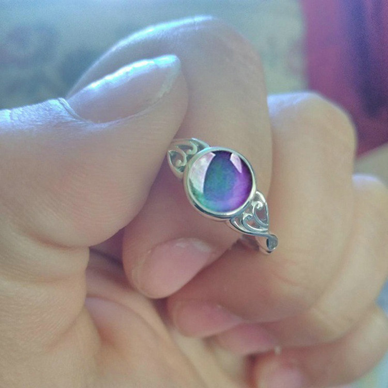 1PCS Women Temperature Sensing Discoloration Ring Wedding Anniversary Ring Jewelry Sz6-10 Gift
1PCS Women Temperature Sensing Discoloration Ring Wedding Anniversary Ring Jewelry Sz6-10 Gift