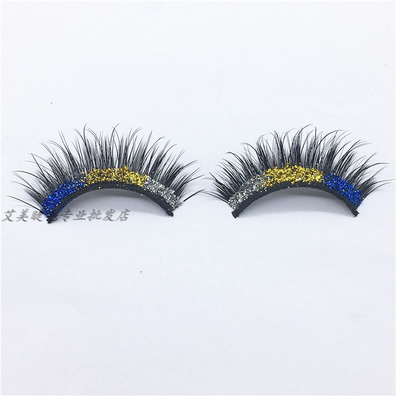 Manual nightclub show exaggerated double eyelids bright drill eyelashes stage makeup false eyelashes
Manual nightclub show exaggerated double eyelids bright drill eyelashes stage makeup false eyelashes