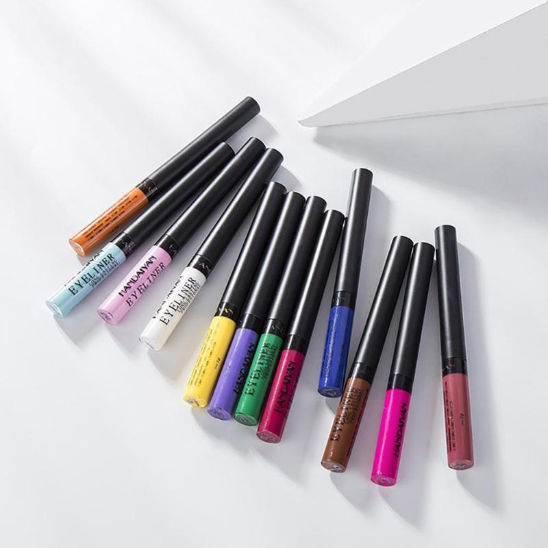 12 Colors Matte Eyeliner Liquid Waterproof Easy To Eye Wear Liner Green Blue Brown Color Liner Up Matte Make Eyeliner Red S9V4, As shown
12 Colors Matte Eyeliner Liquid Waterproof Easy To Eye Wear Liner Green Blue Brown Color Liner Up Matte Make Eyeliner Red S9V4, As shown