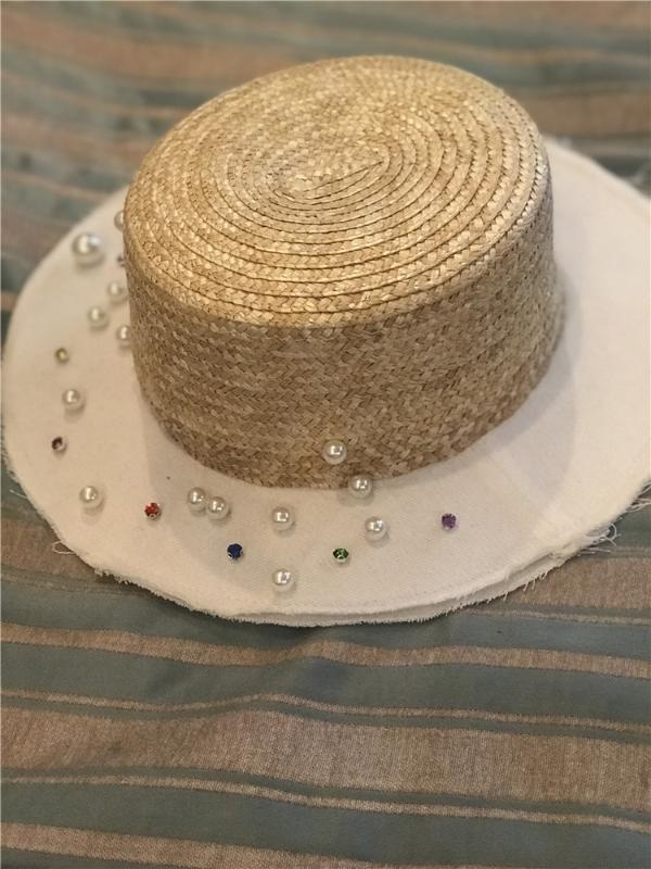 202006-hexing handmade straw patchwork white cloth brim many pearl lady fedoras cap women panama jazz outdoor hat
202006-hexing handmade straw patchwork white cloth brim many pearl lady fedoras cap women panama jazz outdoor hat