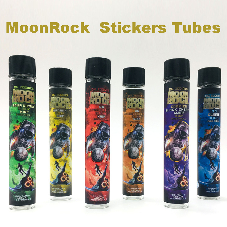 Moonrock Glass Tubes Pre Rolling Joint Dry Herb Tobacco Flower Packaging DANKWOOD 120*20mm Pre-roll Empty Bottles Containers Stickers
Moonrock Glass Tubes Pre Rolling Joint Dry Herb Tobacco Flower Packaging DANKWOOD 120*20mm Pre-roll Empty Bottles Containers Stickers