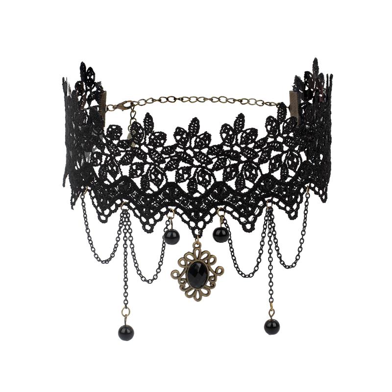 Poputton Bohemia Lace Gothic Tattoo Choker Necklace for Women Vintage Black Acrylic Punk Necklaces Gothic Collar Choker Jewelry
Poputton Bohemia Lace Gothic Tattoo Choker Necklace for Women Vintage Black Acrylic Punk Necklaces Gothic Collar Choker Jewelry