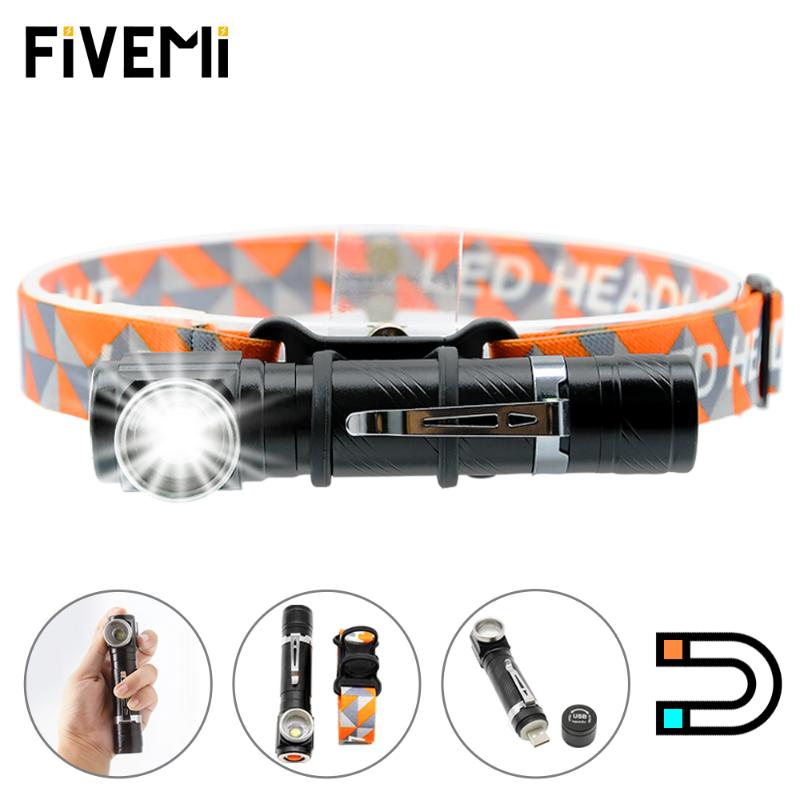 2 in 1 USB Rechargeable Headlamp Headlight LED Head Torch Portable 3-Mode Magnetic Work Light For Night Fishing
2 in 1 USB Rechargeable Headlamp Headlight LED Head Torch Portable 3-Mode Magnetic Work Light For Night Fishing