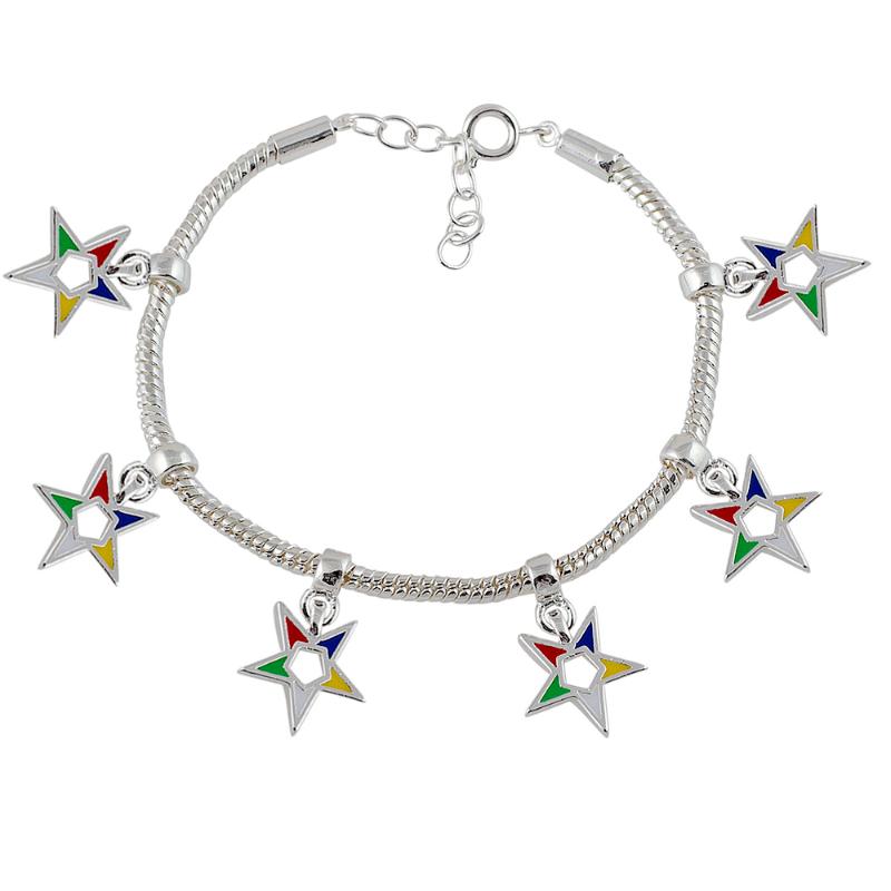 custom Order of The Eastern Star charm Jewelry chain bracelet Jewelry