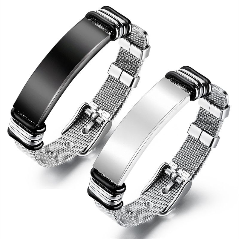 Yobest Strap Bracelets for Man Women Watch Band Style Stainless Steel Net Band Male Jewelry
Yobest Strap Bracelets for Man Women Watch Band Style Stainless Steel Net Band Male Jewelry