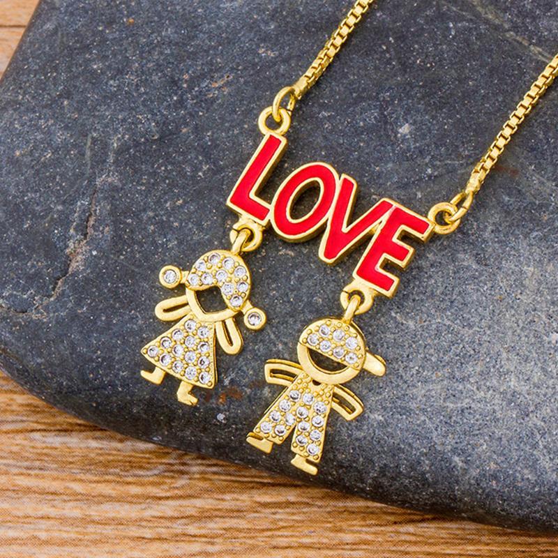 Lovely Boy & Girl Letter Love Pendant Choker Necklace Couple Necklaces For Lovers Chain Charm Necklace Collar Best Jewelry Gift
Lovely Boy & Girl Letter Love Pendant Choker Necklace Couple Necklaces For Lovers Chain Charm Necklace Collar Best Jewelry Gift