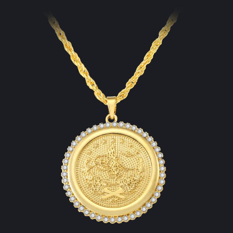 Fashion Gold Plated Ottoman Turks Badge Pendant Necklace Personality Long Chain Unisex Hip Hop Jewelry Party Gifts Accessories
Fashion Gold Plated Ottoman Turks Badge Pendant Necklace Personality Long Chain Unisex Hip Hop Jewelry Party Gifts Accessories