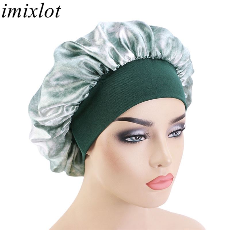Imixlot New Fashion Tie-dyed Elastic Inner Hat Women Girls Large Satin Lined Bonnet Sleep Night Cap Head Cover Turban Hats, Red
Imixlot New Fashion Tie-dyed Elastic Inner Hat Women Girls Large Satin Lined Bonnet Sleep Night Cap Head Cover Turban Hats, Red