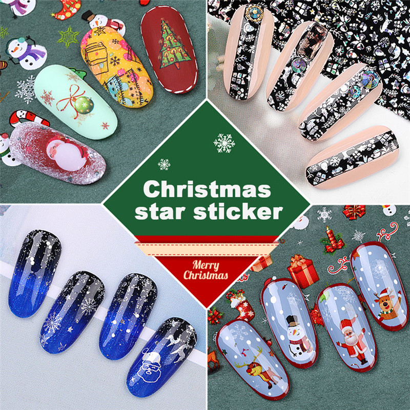 10pcs Christmas Decorations for Nails Mix Colorful Transfer Nail Foil Sticker Snow Flower Elk Gift Santa Adhesive Paper, 03
10pcs Christmas Decorations for Nails Mix Colorful Transfer Nail Foil Sticker Snow Flower Elk Gift Santa Adhesive Paper, 03