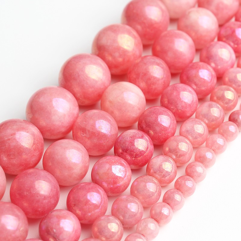 4/6/8/10/12mm Natural Stone Beads Pink Angelite Beads Round Loose for Jewelry Making DIY Charm Bracelet Necklace 15 inches
4/6/8/10/12mm Natural Stone Beads Pink Angelite Beads Round Loose for Jewelry Making DIY Charm Bracelet Necklace 15 inches