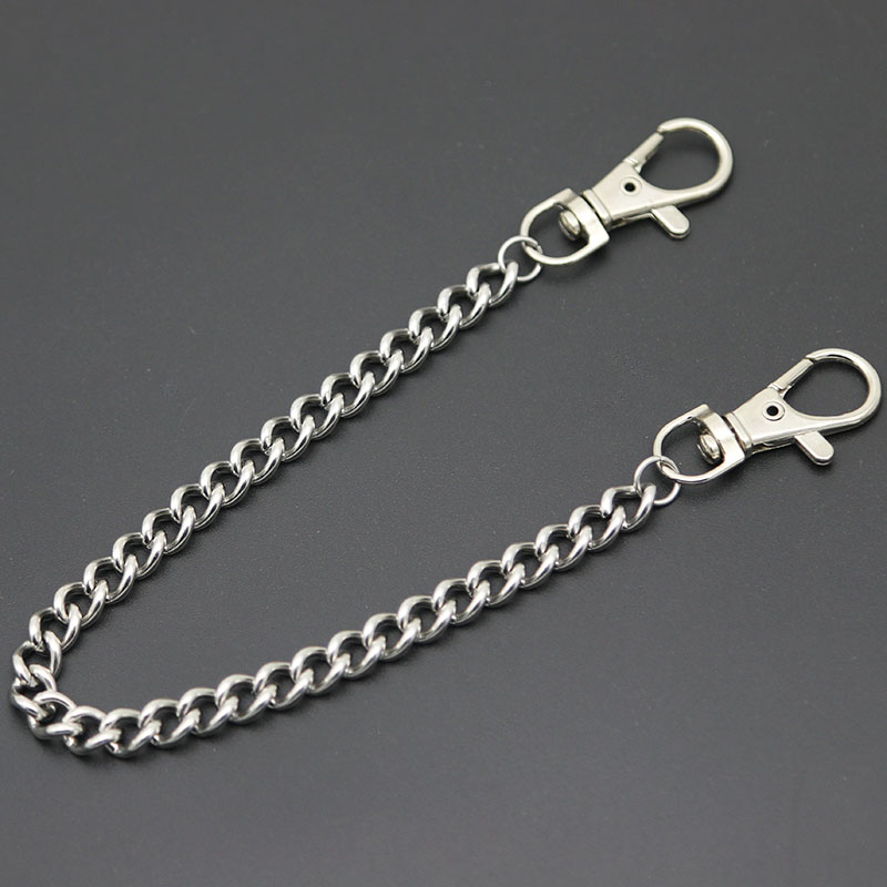 Metal Wallet Curved Chain Leash Pant Jean Keychain Ring Clip Men's Hip Hop Flat Stainless Steel Necklace Jewelry
Metal Wallet Curved Chain Leash Pant Jean Keychain Ring Clip Men's Hip Hop Flat Stainless Steel Necklace Jewelry
