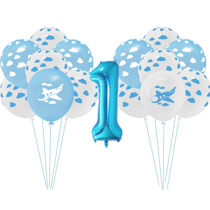 12 "Blue White Cloud Balloons Cartoon Plane Latex Balloon For Boy Airplane Theme Birthday Party Decoration Number Air Globos
12 "Blue White Cloud Balloons Cartoon Plane Latex Balloon For Boy Airplane Theme Birthday Party Decoration Number Air Globos