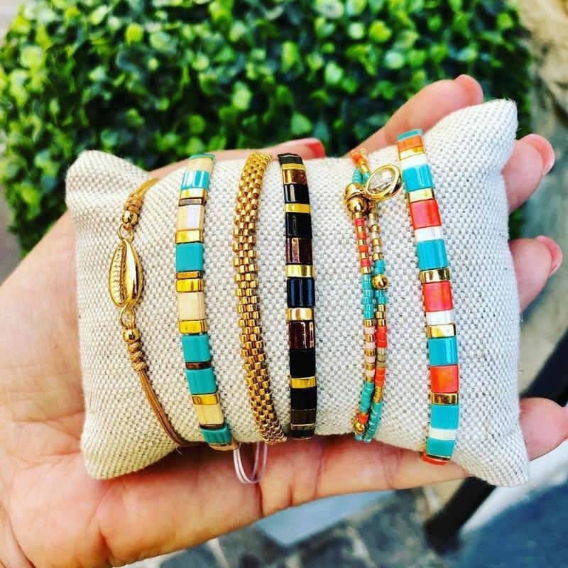 Rttooas Tila Beads Bracelet Bohemian Stretch Bracelets For Women Summer Beach MIYUKI Jewelry Bileklik Pulseira Mujer Moda 2020
Rttooas Tila Beads Bracelet Bohemian Stretch Bracelets For Women Summer Beach MIYUKI Jewelry Bileklik Pulseira Mujer Moda 2020