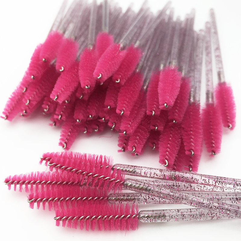 New 50/100pcs Makeup Brushes Cosmetic Eyelash Crystal Eyelash brushes Diamond Applicator brochas maquillaje For Makeups Tools
New 50/100pcs Makeup Brushes Cosmetic Eyelash Crystal Eyelash brushes Diamond Applicator brochas maquillaje For Makeups Tools
