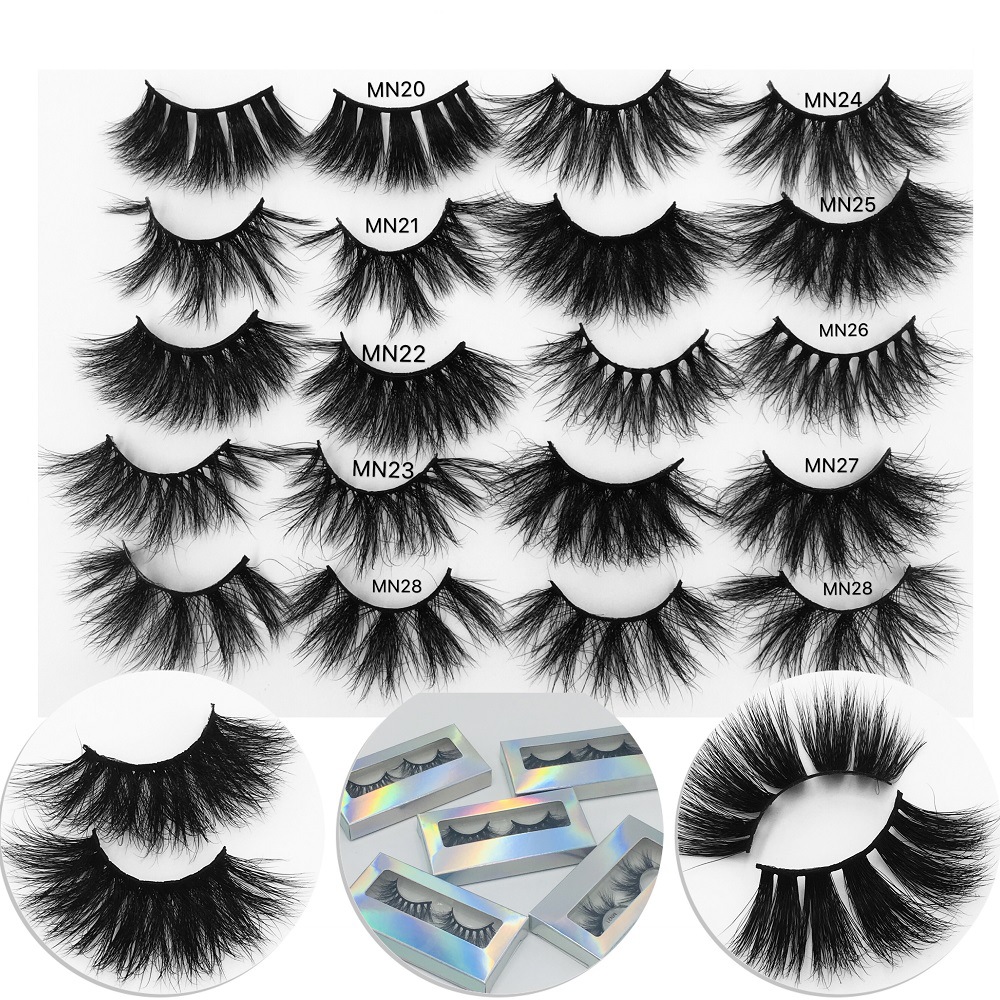 100% Mink eyelashes 25 mm wispy fluffy fake lashes 5D makeup big volume crisscross reusable false eyelashes extensions beauty fashion tool
100% Mink eyelashes 25 mm wispy fluffy fake lashes 5D makeup big volume crisscross reusable false eyelashes extensions beauty fashion tool