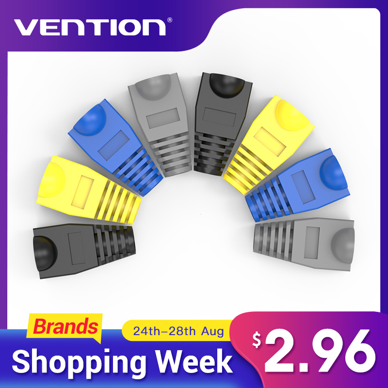 Vention RJ45 Connector RJ45 Strain Relief Boots Cat6 A Cat6 Ethernet Connector Boots Plug Cover 50PCS Cap Cover
Vention RJ45 Connector RJ45 Strain Relief Boots Cat6 A Cat6 Ethernet Connector Boots Plug Cover 50PCS Cap Cover
