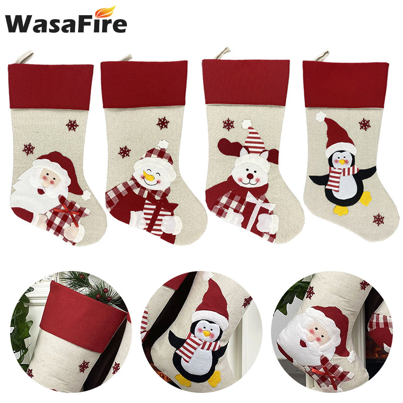 Christmas Socks Large Size Santa Claus Pattern Socks Christmas Tree Decor Pendant Decoration Gift Bag
Christmas Socks Large Size Santa Claus Pattern Socks Christmas Tree Decor Pendant Decoration Gift Bag
