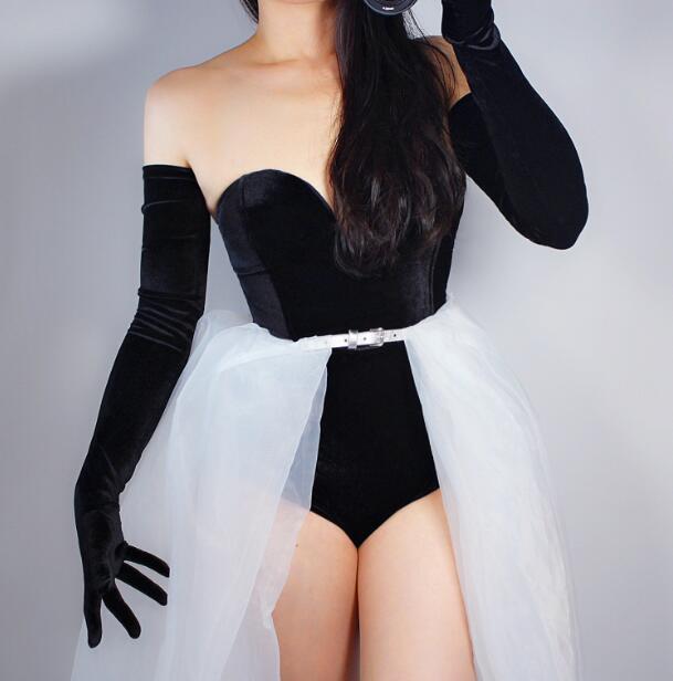 Women'a fashion sexy slim velvet touch screen glove lady's club performance formal party elastic long glove 70cm R2343
Women'a fashion sexy slim velvet touch screen glove lady's club performance formal party elastic long glove 70cm R2343