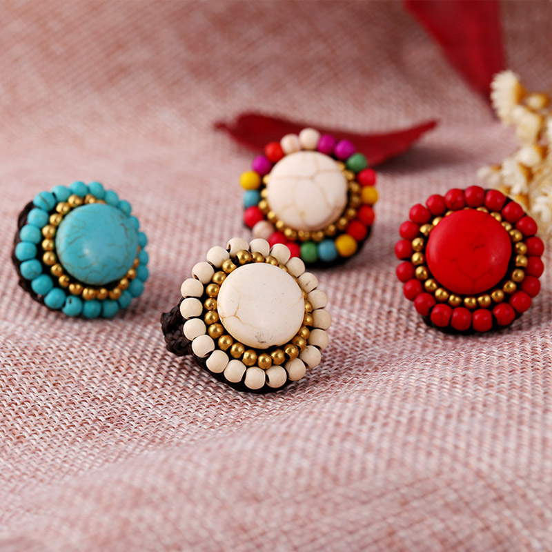 2020 Bohemian Ethnic Stone Flower Finger Rings 4 Colors Boho Handmade Natural Stone Adjustable Rings For Women Fashion Jewelry
2020 Bohemian Ethnic Stone Flower Finger Rings 4 Colors Boho Handmade Natural Stone Adjustable Rings For Women Fashion Jewelry