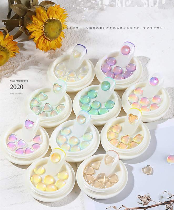 Colorful Beads Nail Art 3D Decorations Round Heart Caviar Beads Studs Nail Jewelry Crystals Manicure Accessories F715
Colorful Beads Nail Art 3D Decorations Round Heart Caviar Beads Studs Nail Jewelry Crystals Manicure Accessories F715