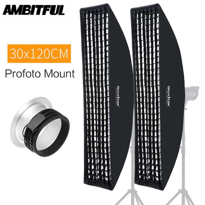 2PCS Godox 12"x 47" 30 x 120cm Strip Honeycomb Grid Rectangular Softbox for Photo Strobe Studio Flash Profoto Mount Softbox
2PCS Godox 12"x 47" 30 x 120cm Strip Honeycomb Grid Rectangular Softbox for Photo Strobe Studio Flash Profoto Mount Softbox