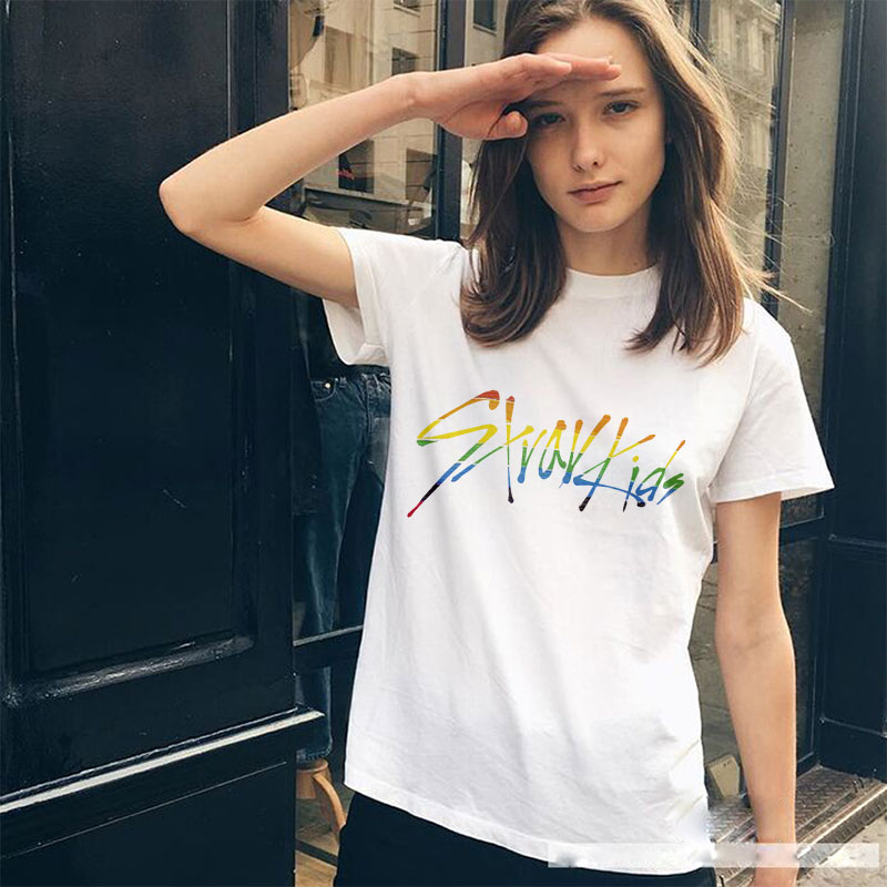 Kpop Tshirt Korean Style Kawaii Stray Kids Letters Print T Shirt Women Short Sleeves O-Neck Vogue Casual Stray Kids T-shirt Tops, 1239
Kpop Tshirt Korean Style Kawaii Stray Kids Letters Print T Shirt Women Short Sleeves O-Neck Vogue Casual Stray Kids T-shirt Tops, 1239