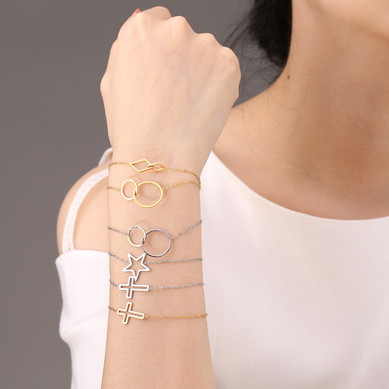 stainless steel bracelet women geometry bracelet female models glamour female fashion accessories jewelry best friend
stainless steel bracelet women geometry bracelet female models glamour female fashion accessories jewelry best friend