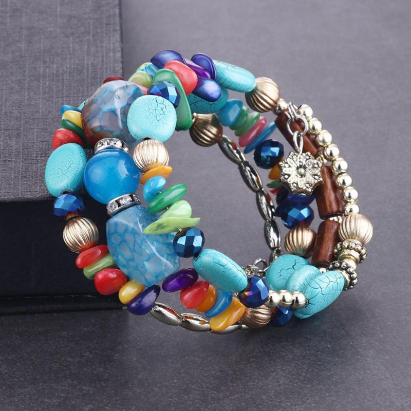 Natural Stone Beads Bracelets For Women Crystal Beaded Chain Multi Layer Bracelet Fashion Boho Jewelry Wristband Friends Gift
Natural Stone Beads Bracelets For Women Crystal Beaded Chain Multi Layer Bracelet Fashion Boho Jewelry Wristband Friends Gift