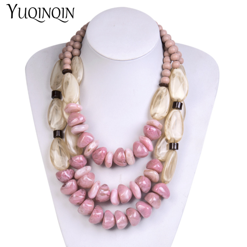 Big Long Vintage Bead Necklaces Resin Acrylic Statement Multi-layer Chain Necklace for Women Fashion Jewelry Necklaces Pendants, Silver
Big Long Vintage Bead Necklaces Resin Acrylic Statement Multi-layer Chain Necklace for Women Fashion Jewelry Necklaces Pendants, Silver