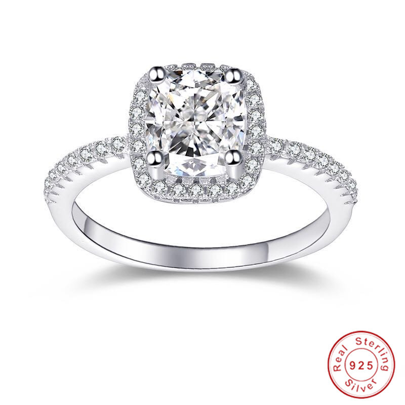 Choucong Cocktai Couple Wedding Rings Luxury Jewelry 925 Sterling Silver Oval Cut White Topaz CZ Diamonnd Promise Statement Women Engagement Bridal Ri