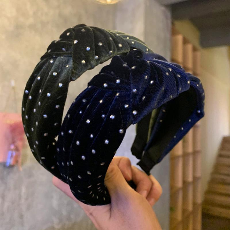 Haimeikang Pearls Bezel Head Hoop Solid Color Velvet Tiara Knotting knot Headband Retro Fashion Wide Women Hair Accessories
Haimeikang Pearls Bezel Head Hoop Solid Color Velvet Tiara Knotting knot Headband Retro Fashion Wide Women Hair Accessories