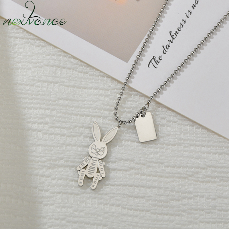 Nextvance Retro Robot Pendant Stainless Steel Bead Chain Necklaces for Women Children Amulet Festival Jewelry Wholesale
Nextvance Retro Robot Pendant Stainless Steel Bead Chain Necklaces for Women Children Amulet Festival Jewelry Wholesale