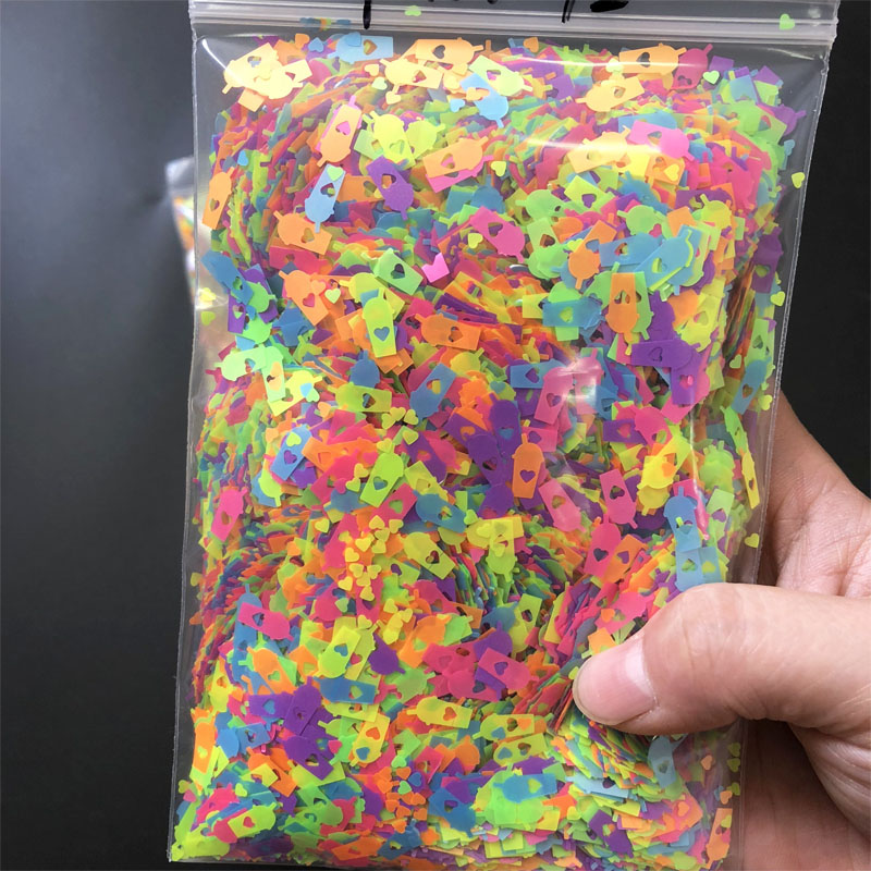 4MM 50Gram Fluorescence Shape Nail Art Glitter Flakes 3D Neon Sequins Polish Manicure Sparkly Flakes Nail Art Slice Decoration
4MM 50Gram Fluorescence Shape Nail Art Glitter Flakes 3D Neon Sequins Polish Manicure Sparkly Flakes Nail Art Slice Decoration