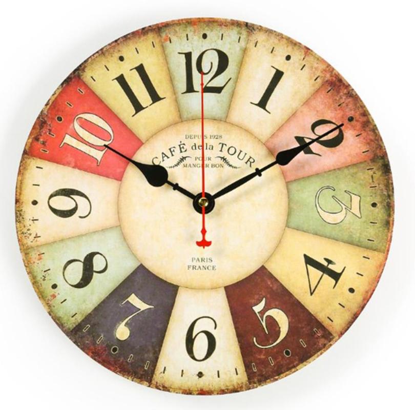 Wooden Wall Clock Modern Design Pattern Creative Clock European Retro Wall Sticker Decoration
Wooden Wall Clock Modern Design Pattern Creative Clock European Retro Wall Sticker Decoration