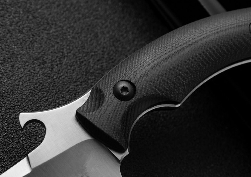 Bas15 PICOLOMAKO Claw Karambit D2 G10 Handle Tactical Rescue Pocket Fixed Blade Knife Hunting Fishing EDC Survival Tool Knives a2886