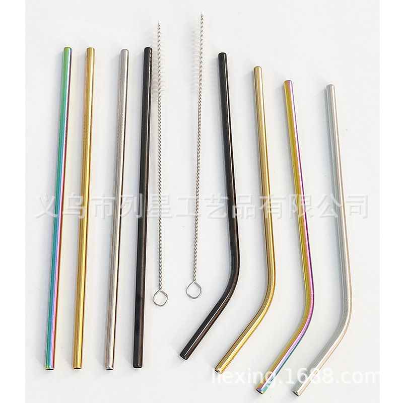 304 Stainless Steel Straw Set Milk Straw Beverage Color Recycling Environmentally Friendly Metal
304 Stainless Steel Straw Set Milk Straw Beverage Color Recycling Environmentally Friendly Metal