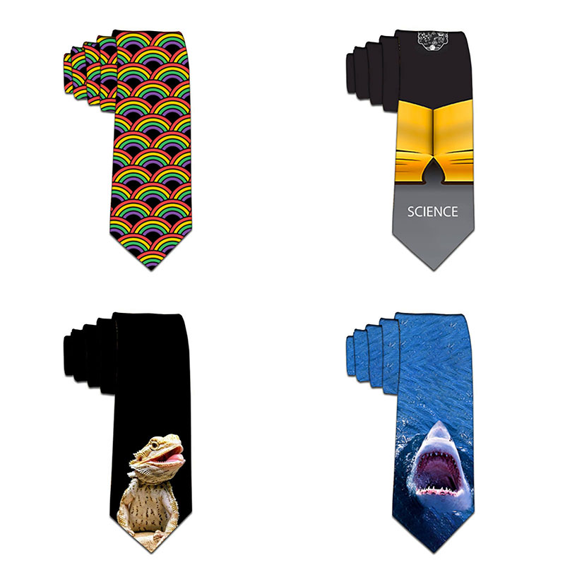 Novelty Neckties 3D Printed Tie For Men High Quality Polyester Tie Necktie Slim For Party Accessories corbatas hombre
Novelty Neckties 3D Printed Tie For Men High Quality Polyester Tie Necktie Slim For Party Accessories corbatas hombre