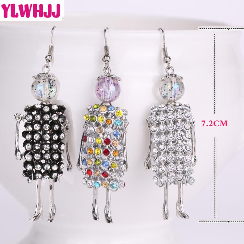 Dangle & Chandelier YLWHJJ Brand Women Cute Doll Rhinestones Colorful Earring Girl Metal Baby Fairy Crystal Drop Earrings Fashion Jewelry
Dangle & Chandelier YLWHJJ Brand Women Cute Doll Rhinestones Colorful Earring Girl Metal Baby Fairy Crystal Drop Earrings Fashion Jewelry