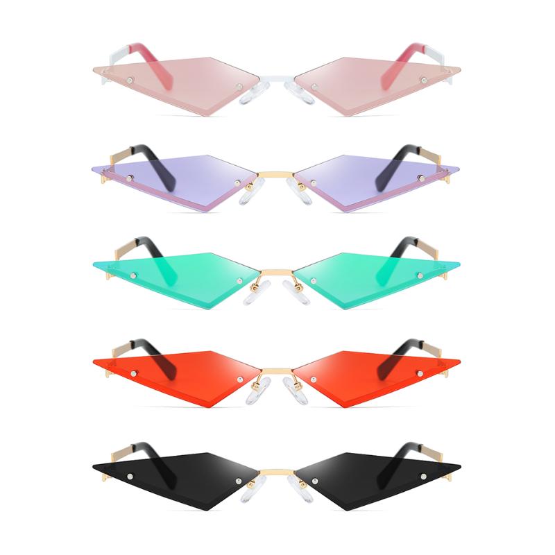 UV400 Travel Street Photo Unisex Triangle Eyeglasses Rimless Cat Eye Sunglasses Designer Colorful Eyewear for Female Oculos
UV400 Travel Street Photo Unisex Triangle Eyeglasses Rimless Cat Eye Sunglasses Designer Colorful Eyewear for Female Oculos