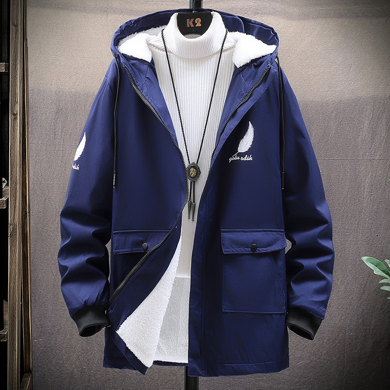 2020 Casual Feather print trench coat men Autumn Winter New High Quality Male Fashion Hoodie over coat long winter for men, Black
2020 Casual Feather print trench coat men Autumn Winter New High Quality Male Fashion Hoodie over coat long winter for men, Black