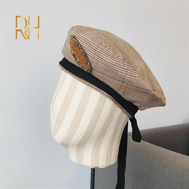 Fashion Vintage Beret Hat Retro Autumn Winter Hats for Women Artist Painter Hat Ladies French Beret Women Hats RH, Black 
Fashion Vintage Beret Hat Retro Autumn Winter Hats for Women Artist Painter Hat Ladies French Beret Women Hats RH, Black