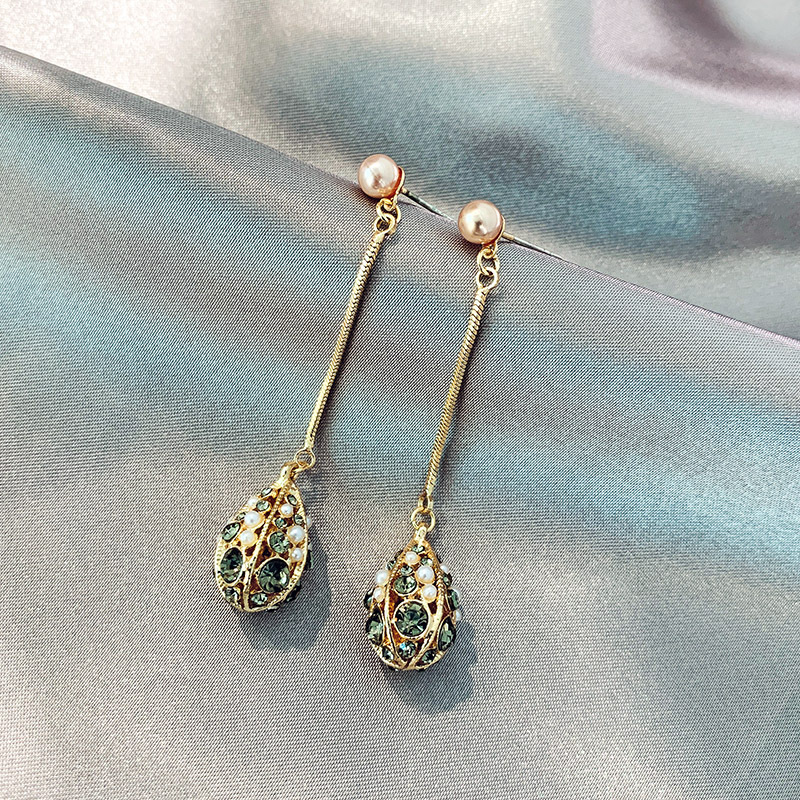 2020 New Arrival Crystal Trendy Drop Women Dangle Earrings Pearl Crystal Long Droplet Bohemian Drop Earrings Jewelry
2020 New Arrival Crystal Trendy Drop Women Dangle Earrings Pearl Crystal Long Droplet Bohemian Drop Earrings Jewelry