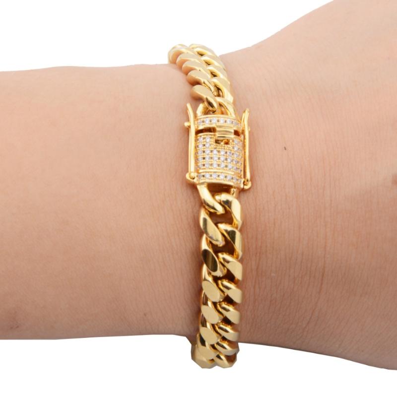 10-18mm Wide 23cm Length Stainless Steel Miami Curb Cuban Bracelet Mens Hip Hop Thick Gold Filled Cuban Link Heavy Bracelet
10-18mm Wide 23cm Length Stainless Steel Miami Curb Cuban Bracelet Mens Hip Hop Thick Gold Filled Cuban Link Heavy Bracelet