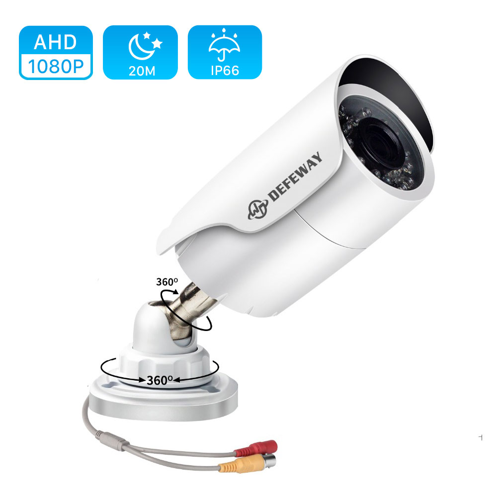 1080P AHD High Definition Surveillance Camera 2MP CCTV Security Camera Indoor/Outdoor Weatherproof IR Night Vision Bullet Camera
1080P AHD High Definition Surveillance Camera 2MP CCTV Security Camera Indoor/Outdoor Weatherproof IR Night Vision Bullet Camera