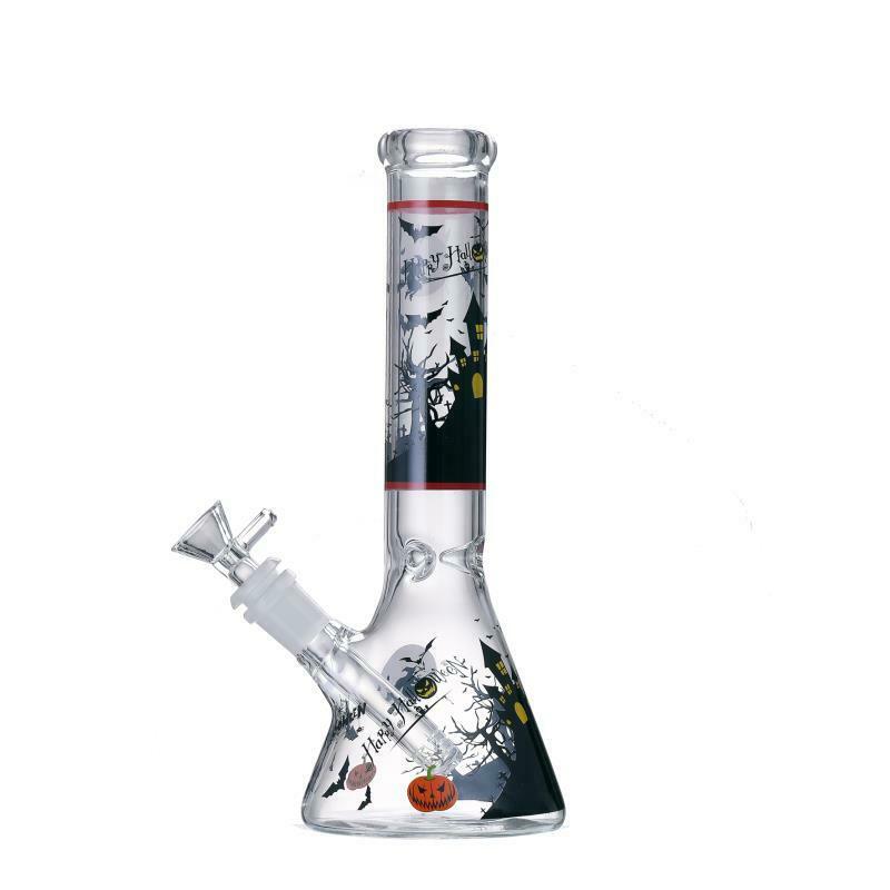 Halloween Glass Water pipes Glass Beaker Base Bong Water Pipes Downstem Perc Bubbler Handmade Decoration Pipe Glass Large 10" bongs
Halloween Glass Water pipes Glass Beaker Base Bong Water Pipes Downstem Perc Bubbler Handmade Decoration Pipe Glass Large 10" bongs