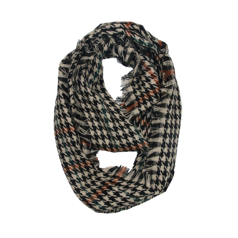 2020 Winter Women's Houndstooth Scarf Warm Infinity Scarf Ladies Loop Scarves Thick Neck Warm Ring Wholesale
2020 Winter Women's Houndstooth Scarf Warm Infinity Scarf Ladies Loop Scarves Thick Neck Warm Ring Wholesale