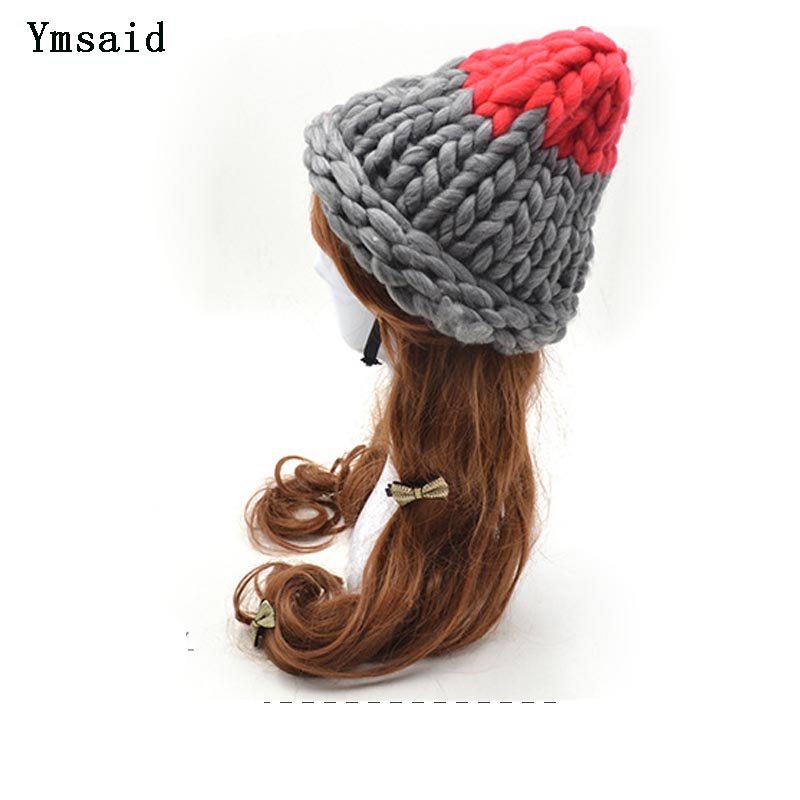 Ymsaid Warm Patchwork Hats Casual Female Women Winter Hats Handmade Coarse Knitted Hat For Women Beanies Candy Color Caps, White
Ymsaid Warm Patchwork Hats Casual Female Women Winter Hats Handmade Coarse Knitted Hat For Women Beanies Candy Color Caps, White