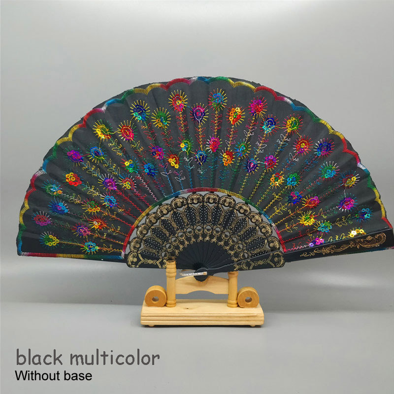 Art Folding fan Chinese Style Plastic Bone Sequins Carved Hand Fan Tail Feather Dancing Fans Summer Accessory
Art Folding fan Chinese Style Plastic Bone Sequins Carved Hand Fan Tail Feather Dancing Fans Summer Accessory